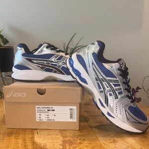 ASICS Gel-Kayano 14 Silver Blue/Royal Sneakers
